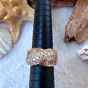 Ross-Simons Sterling Silver Cubic Zirconia Ring